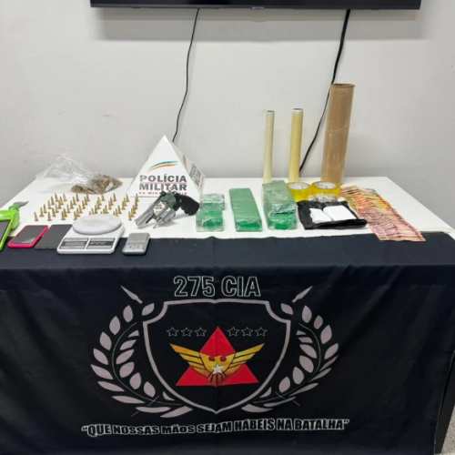 Dois suspeitos são presos por tráfico de drogas em Coronel Fabriciano após denúncia anônima