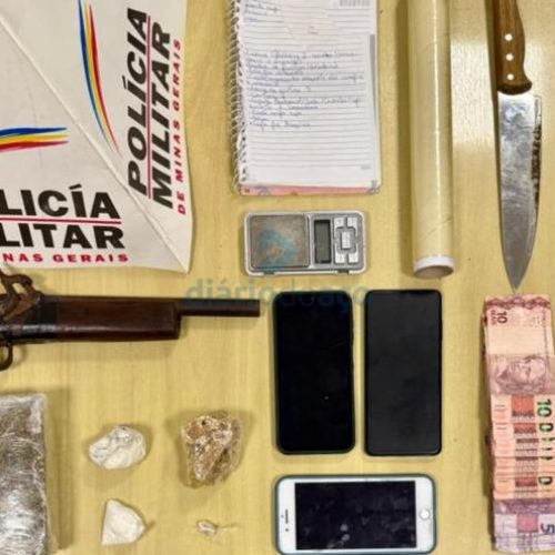 Operação policial no bairro Iguaçu, em Ipatinga, resulta na prisão de quatro suspeitos por tráfico de drogas