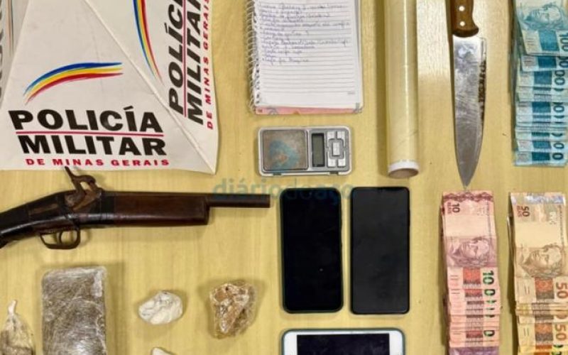 Operação policial no bairro Iguaçu, em Ipatinga, resulta na prisão de quatro suspeitos por tráfico de drogas
