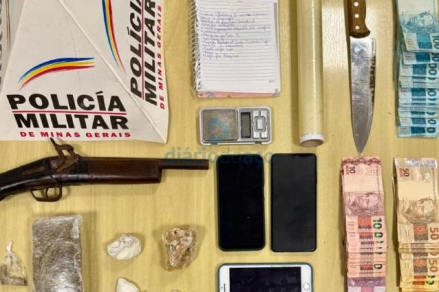 Operação policial no bairro Iguaçu, em Ipatinga, resulta na prisão de quatro suspeitos por tráfico de drogas