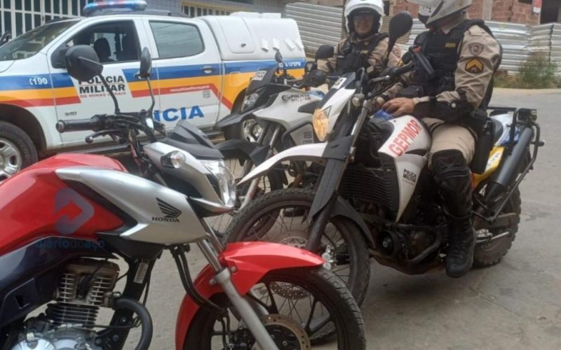 Polícia recupera motocicleta roubada de mototaxista em Ipatinga